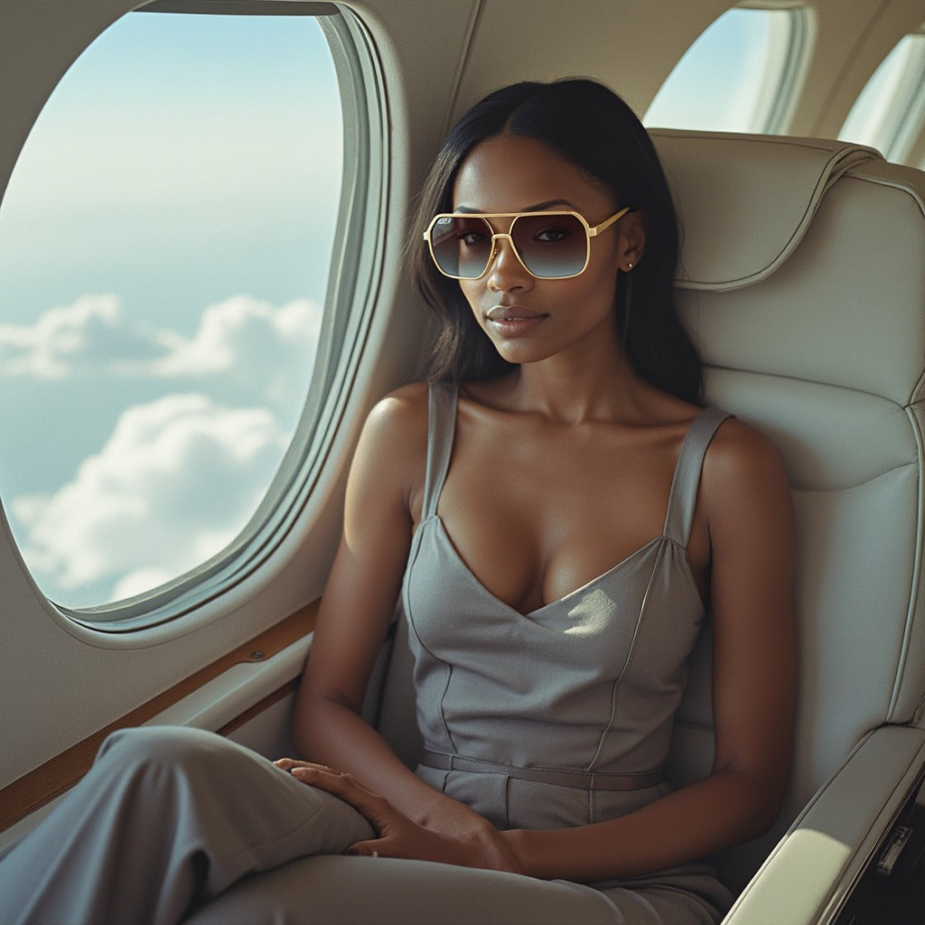 Climb Aviator sunglasses (blue )