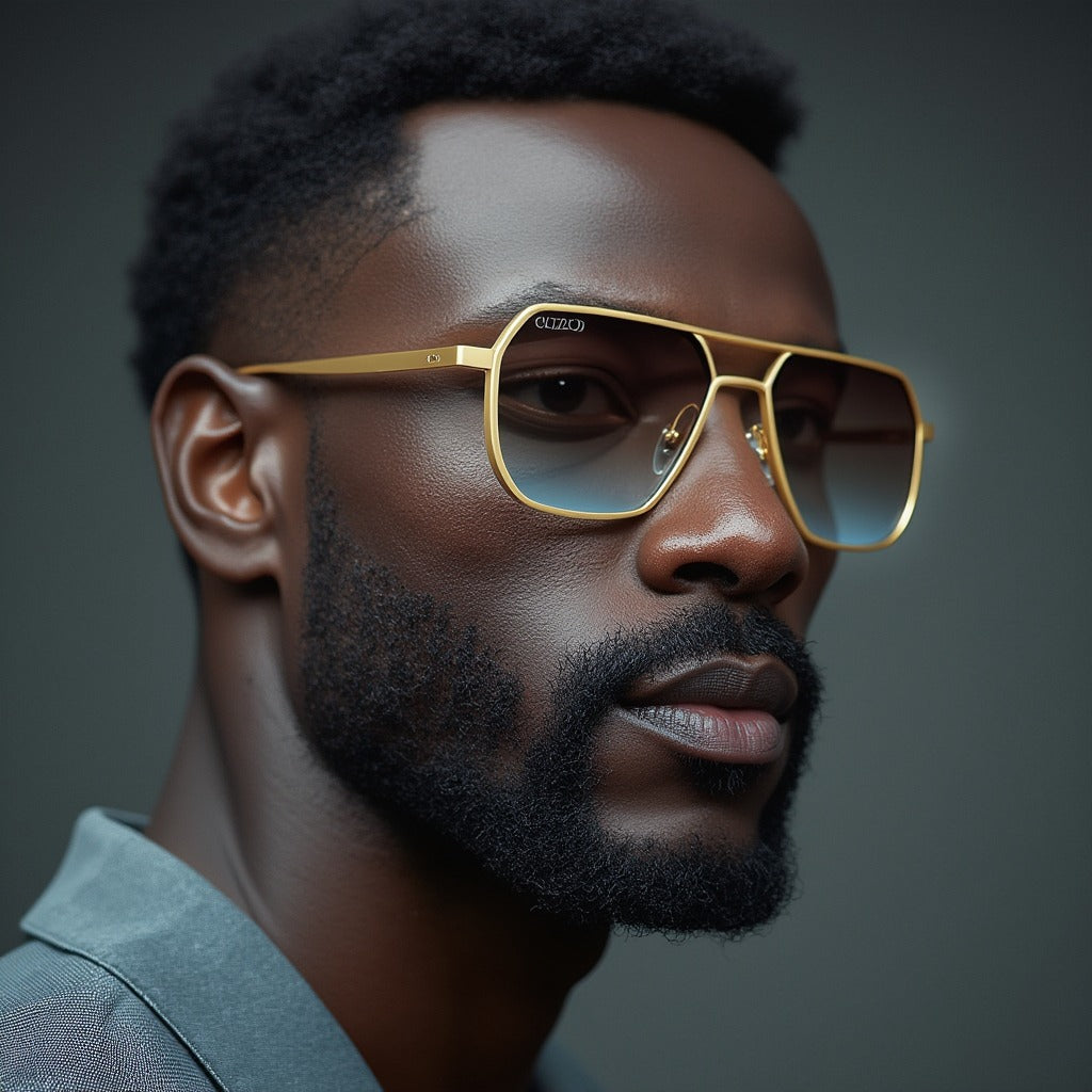 Climb Aviator sunglasses (blue )