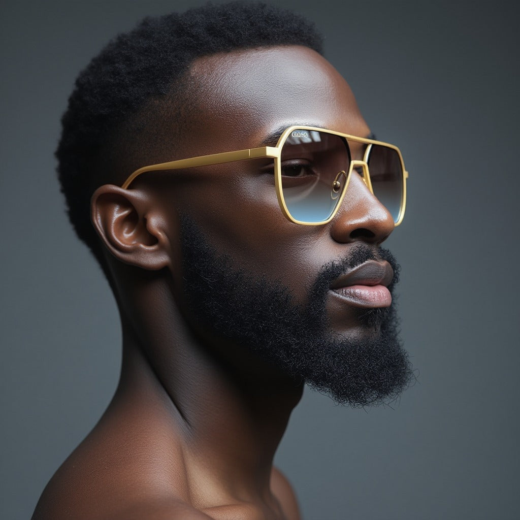 Climb Aviator sunglasses (blue )