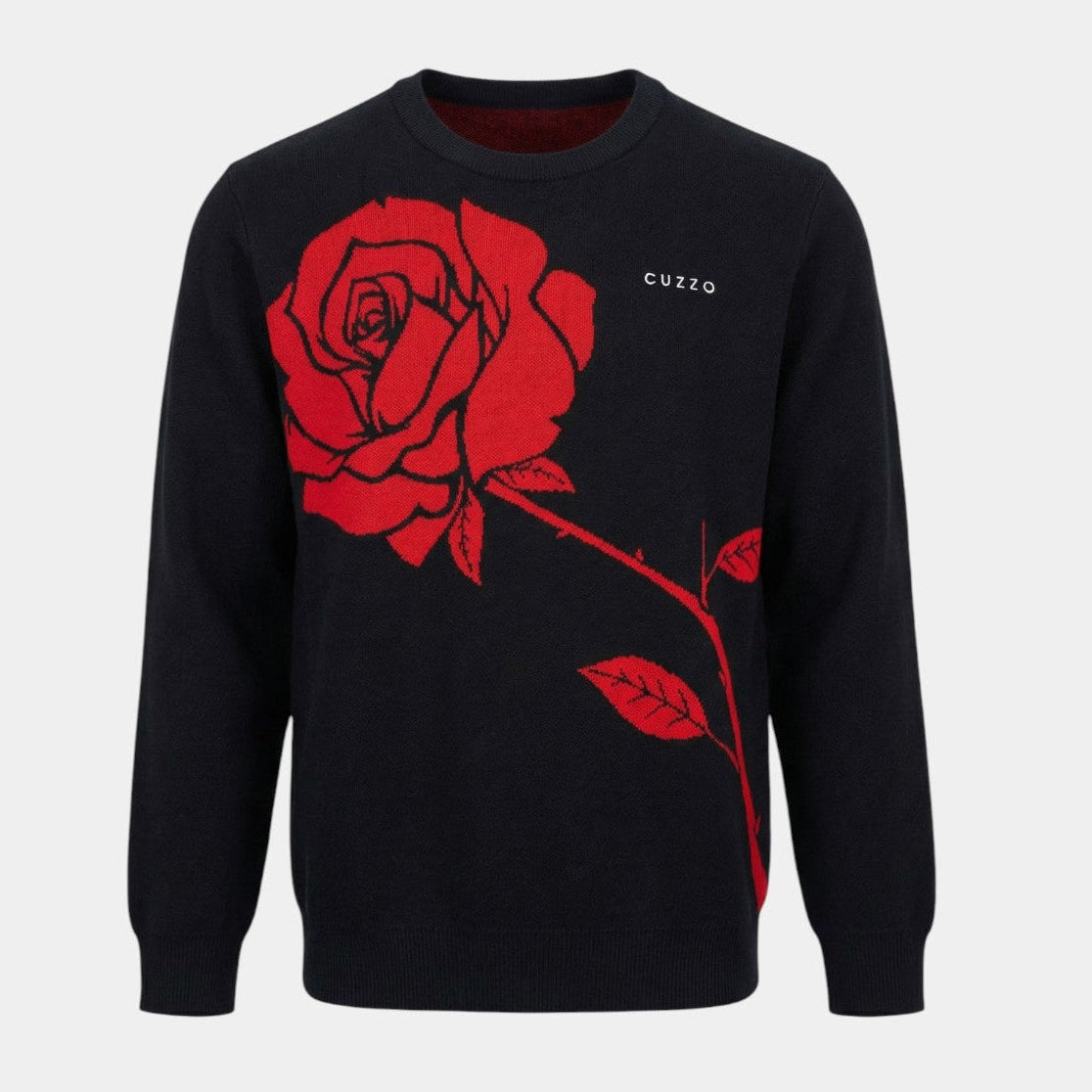 Rosebud knitted sweater