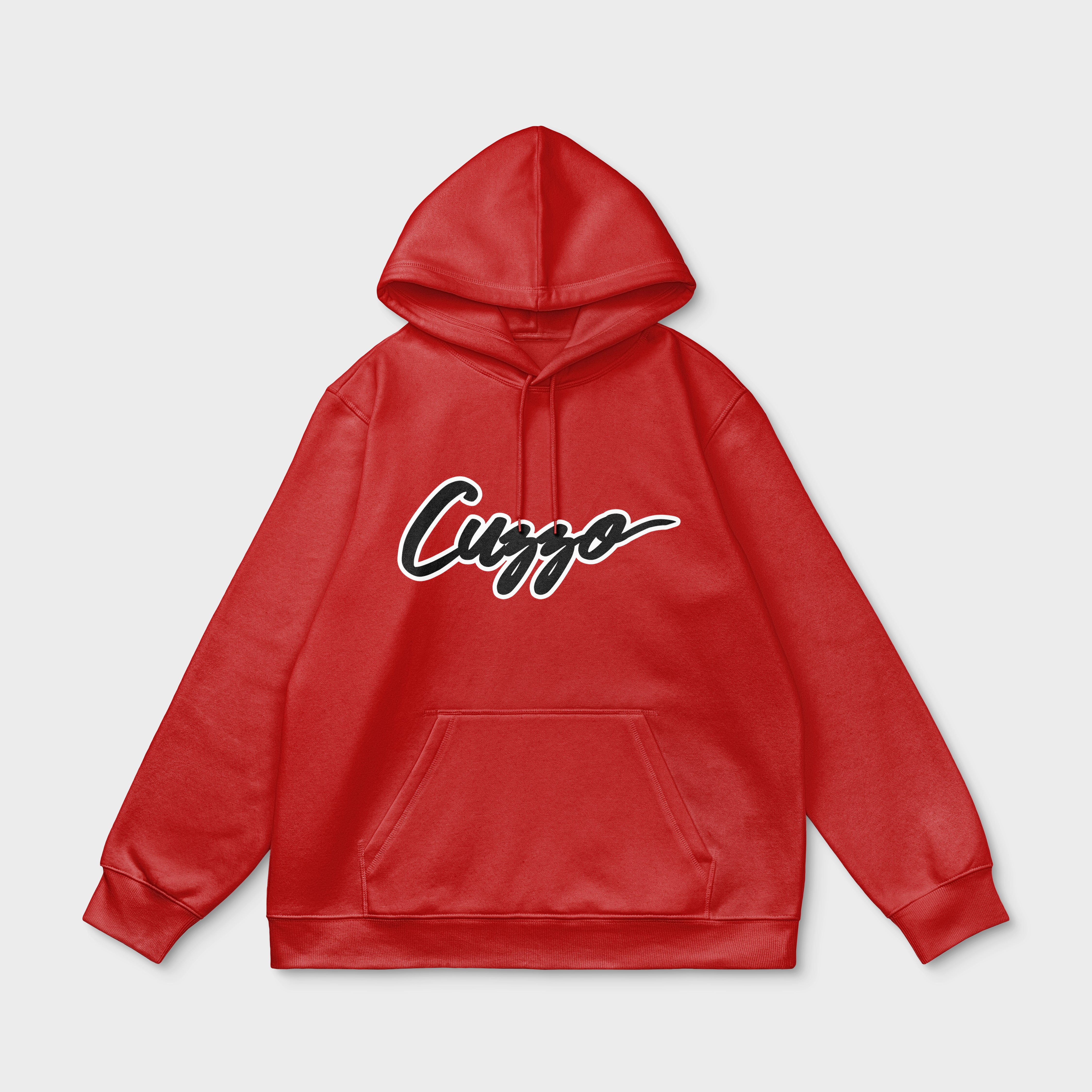 Extended Signature Hoodie Red