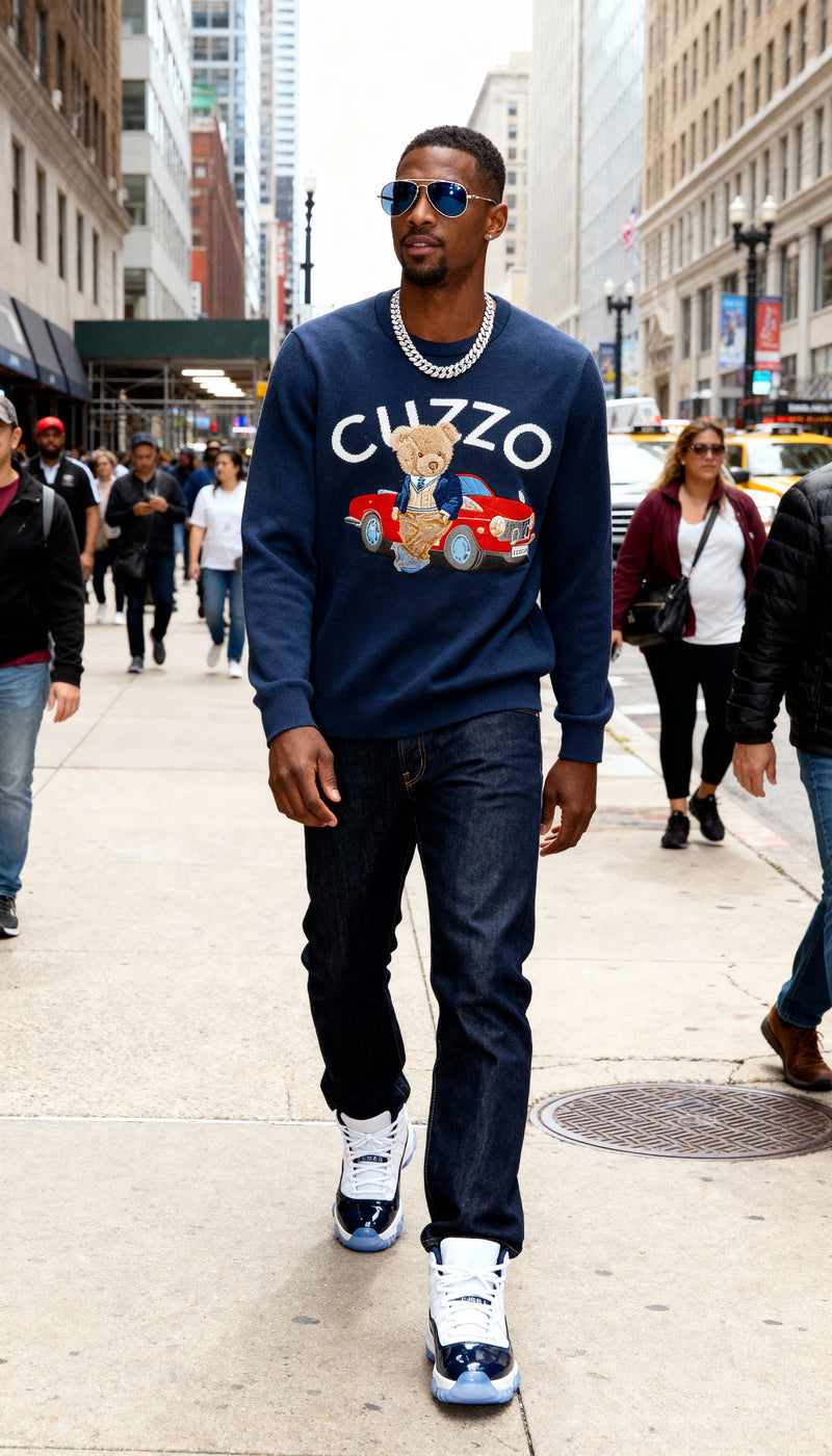 Pre-Order Cuzzy® Embroidered Knitted Sweater