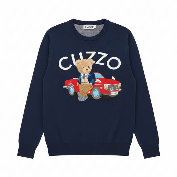 Pre-Order Cuzzy® Embroidered Knitted Sweater