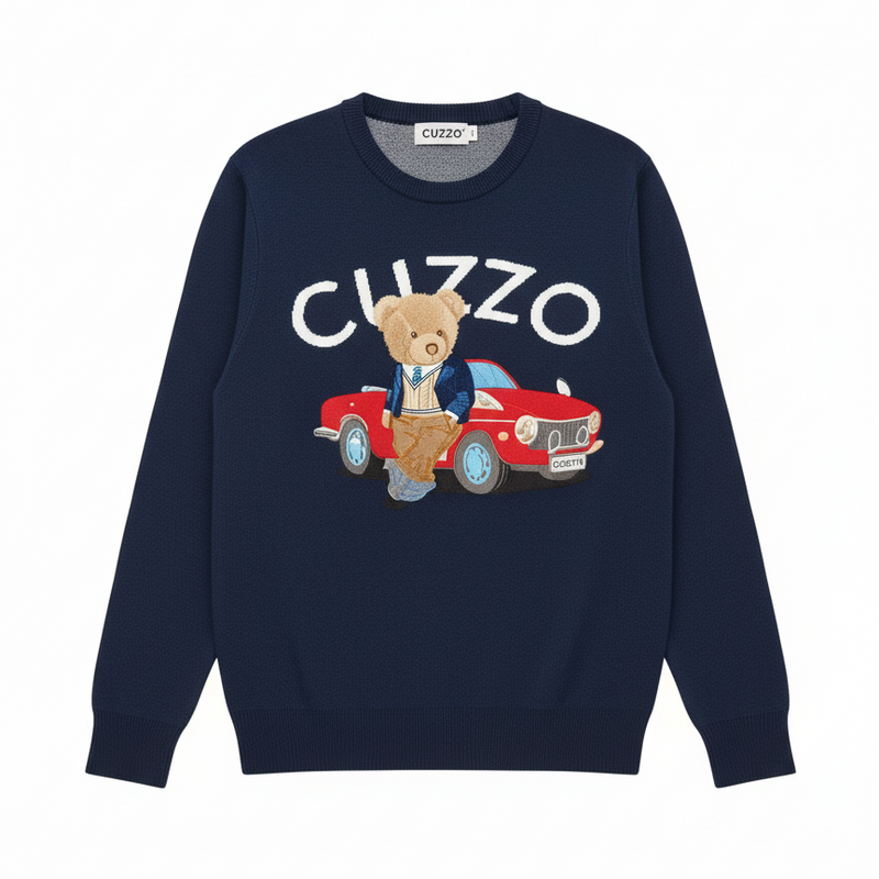 Pre-Order Cuzzy® Embroidered Knitted Sweater