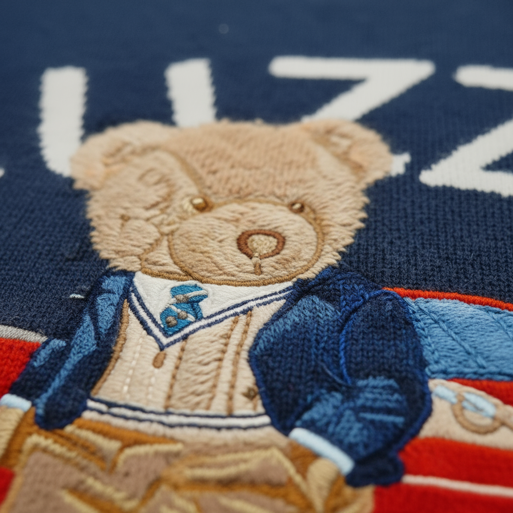 Cuzzy® Embroidered Knitted Sweater