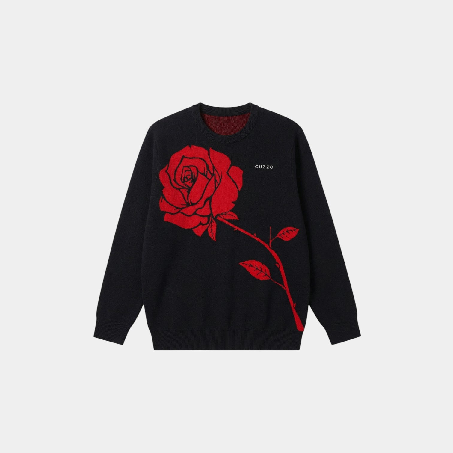 Rosebud knitted sweater