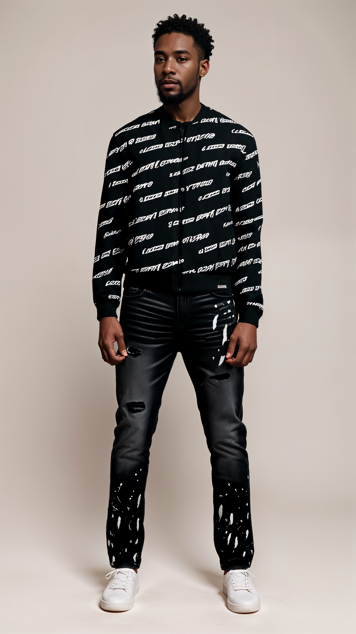 All Over Print Windbreaker Jacket