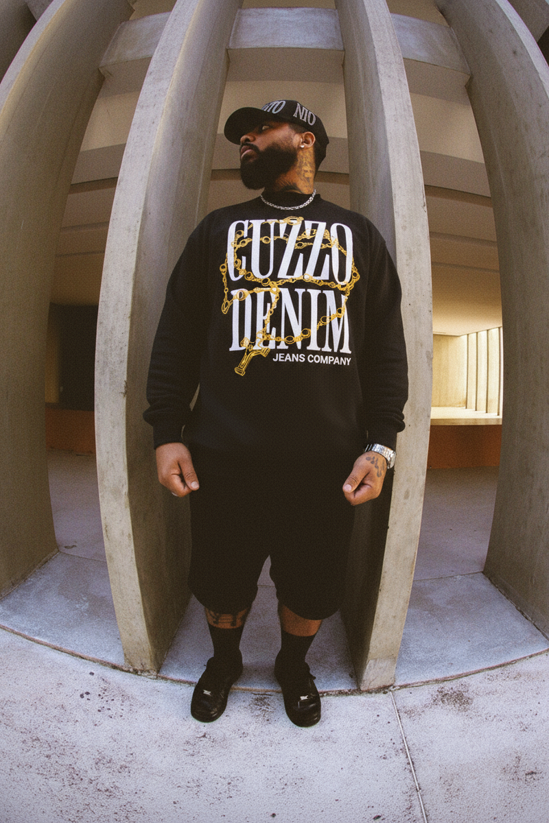Cuzzo Denim Sweatshirt