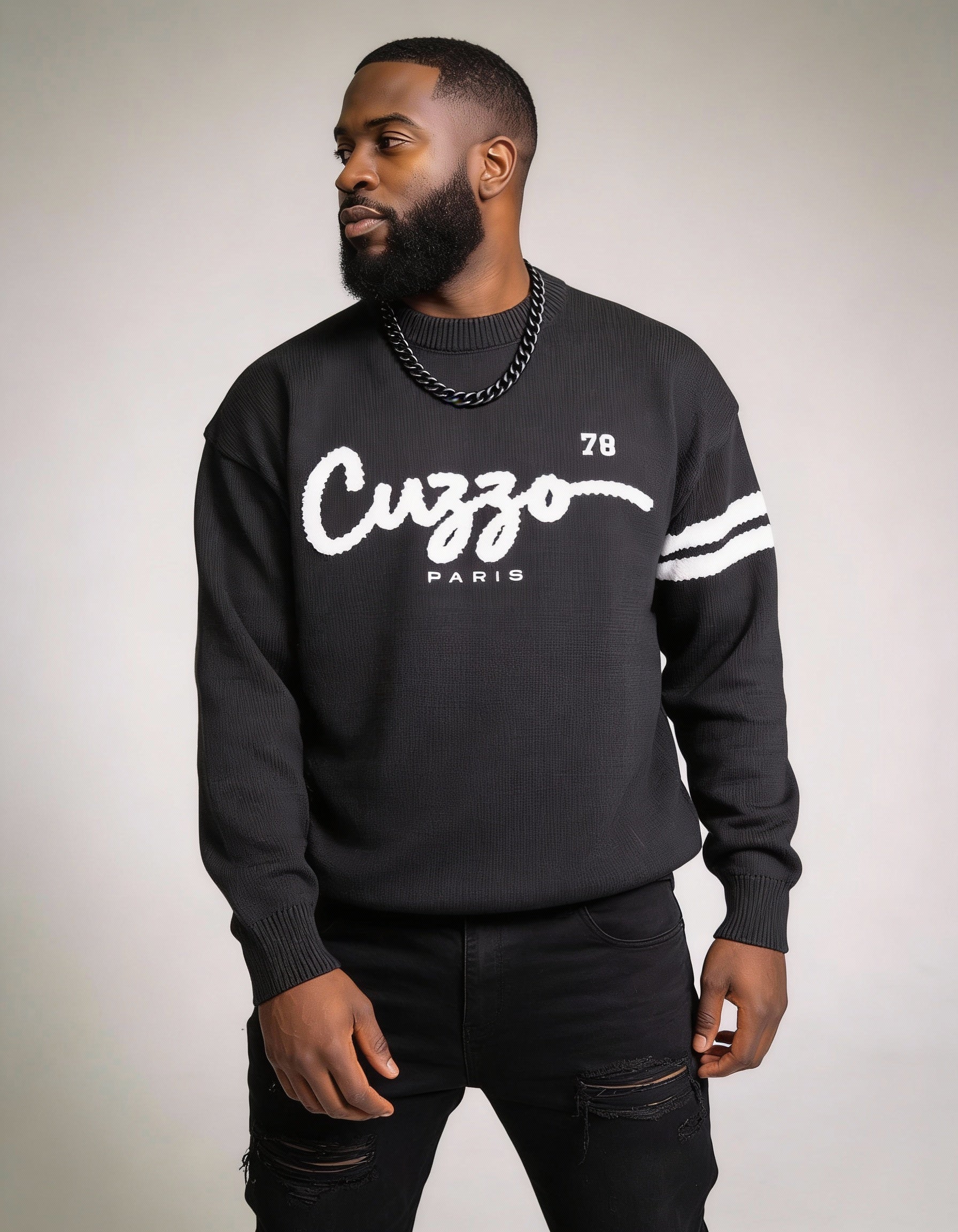 League knitted sweater