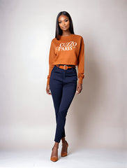 Cropped Daisy Sweatshirt